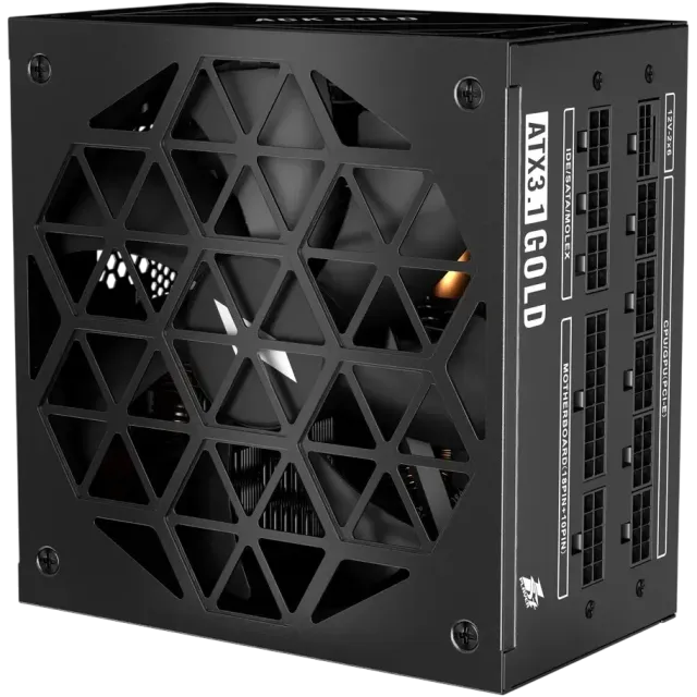 Блок питания 1STPLAYER 750W ACK GOLD Black (HA-750BA2-BK) 16 Pin (PCIe 5.0 Connector Cable Details) купить! 