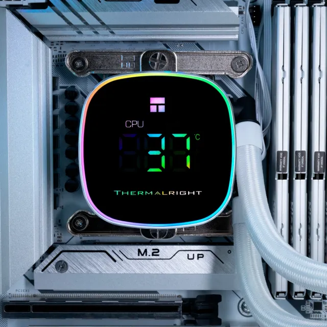 Система жидкостного охлаждения для процессора Thermalright Frozen Horizon 360 Digital ARGB White (TRFH360DAW) купить! 
