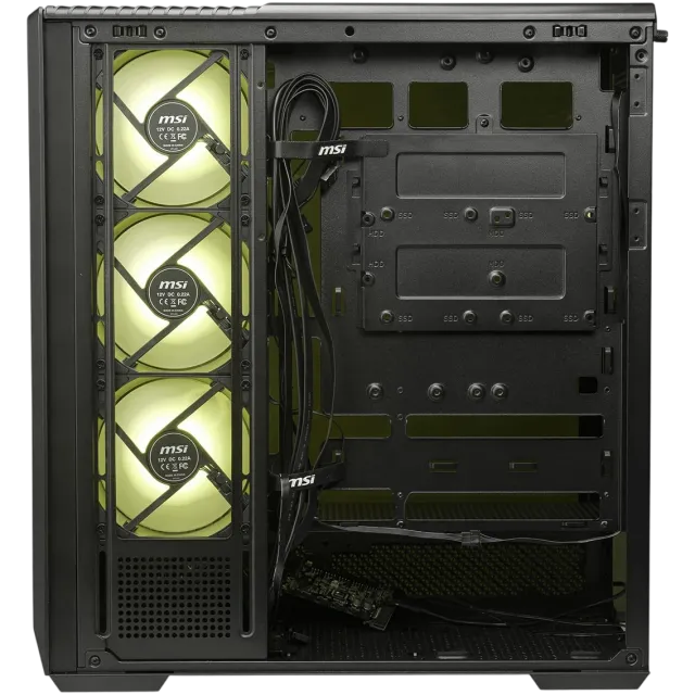 Компьютерный корпус MSI MAG PANO 130R PZ ARGB TG Reverse Blade Fan Black (306-7G32R21-HH9) купить! 