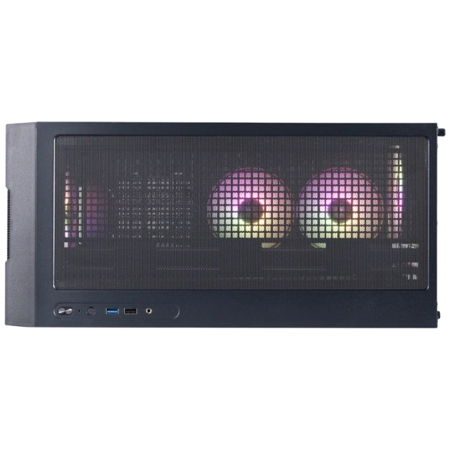 Компьютерный корпус 1STPLAYER AU7 ARGB Black (AU7-BK-2FA7-14-2FA7R-1FA7) купить! 