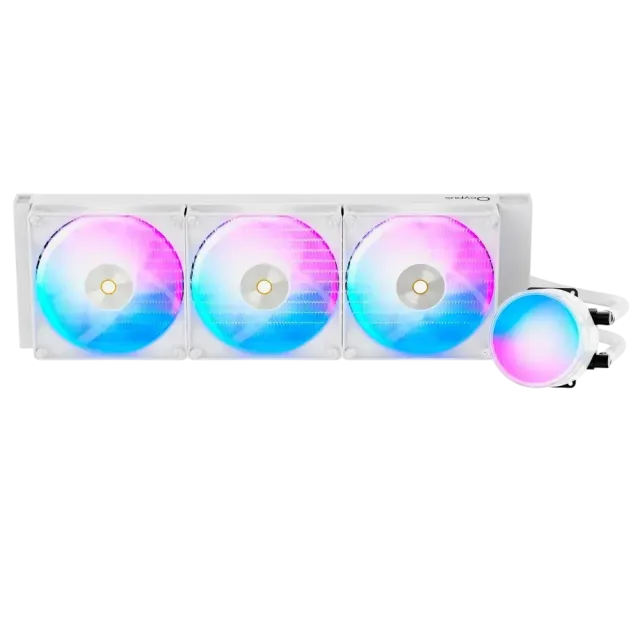 Система водяного охлаждения Ocypus 360mm  Delta L360 WH ARGB White купить! 