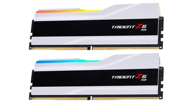 Оперативная память DDR5 32 Gb 6400 MHz G.Skill TRIDENT Z5 RGB White (F5-6400J3039G16GX2-TZ5RW) купить! 