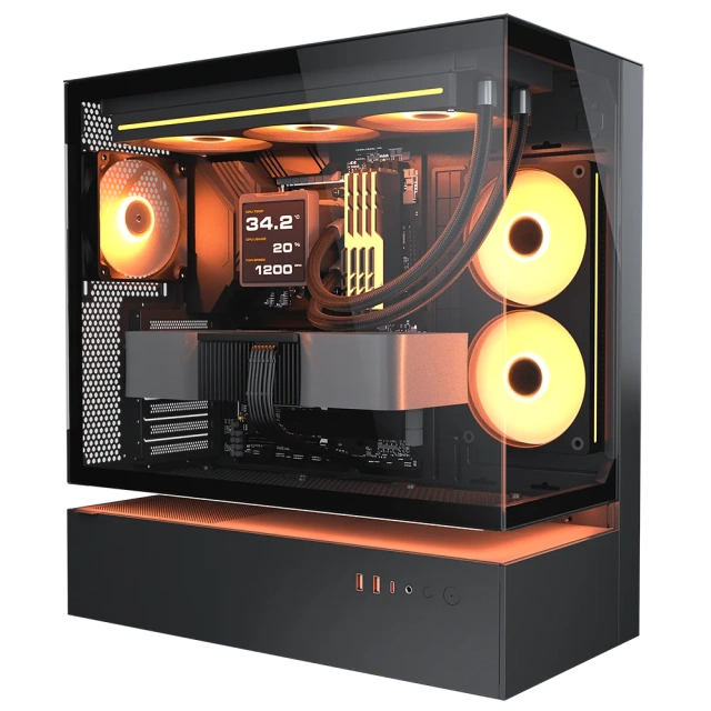 Игровой компьютер 991672 (Core i5-12400F 2.5 ГГц/Intel B760/32 ГБ DDR5 6.0 ГГц/1024 ГБ SSD/RTX 5060 8 ГБ/Wi-Fi/650W/Cougar CFV235 (CGR-2DA4B) черный) - купить по выгодной цене!