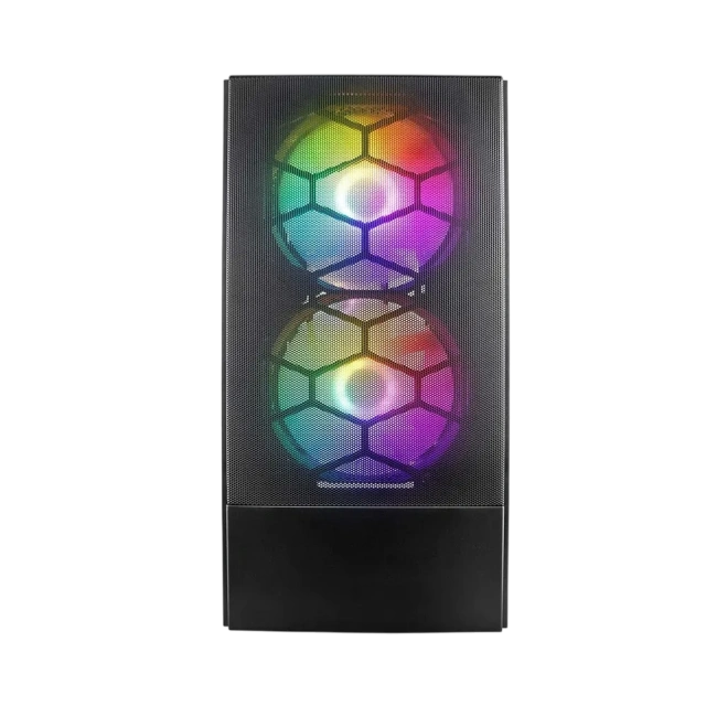 Компьютерный корпус 1STPLAYER FIREBASE X4-M TG LED (X4-M-BK-2F1P-1F1) Black купить! 
