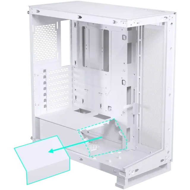Компьютерный корпус Phanteks NV5S Digtial RGB Lighting ARGB TG White (PH-NV523s_DMW01) купить! 