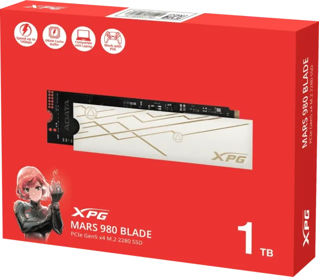 Твердотельный накопитель ADATA XPG 1000 Gb MARS 980 BLADE (SMAR-980B-1TCS) купить! 