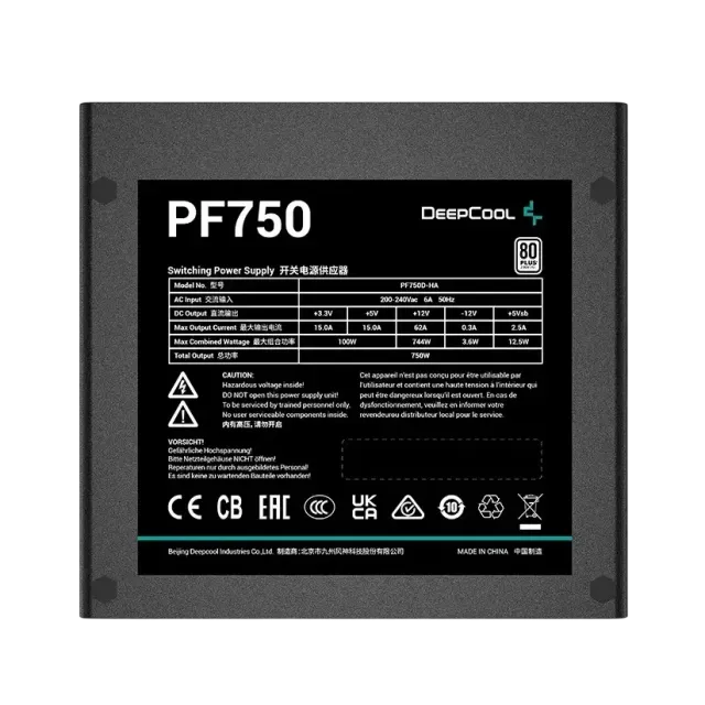 Блок питания Deepcool 750W PF750 (R-PF750D-HA0B-EU) купить! 