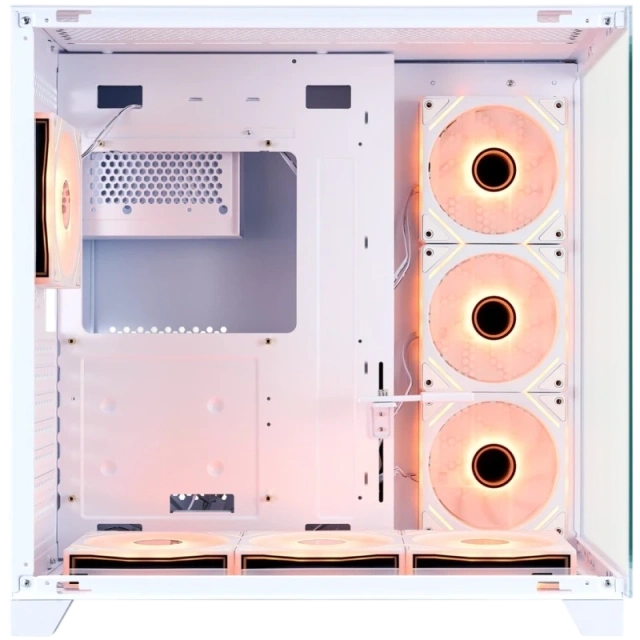 Компьютерный корпус 1STPLAYER MEGAVIEW MV8-TP ARGB White (MV8-TP-WH-6FC7R-W-1FC7-W-HUB2) купить! 
