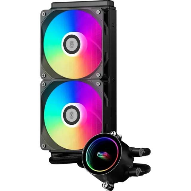 Система водяного охлаждения PCCooler DA240 ARGB BK купить! 