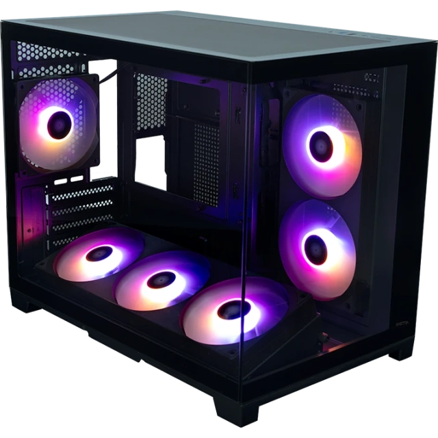 Компьютерный корпус XASTRA QW500M 6ARGB-FC-C6-UC Black (QW500M-1FA36A-1FA24A-1FC1) купить! 
