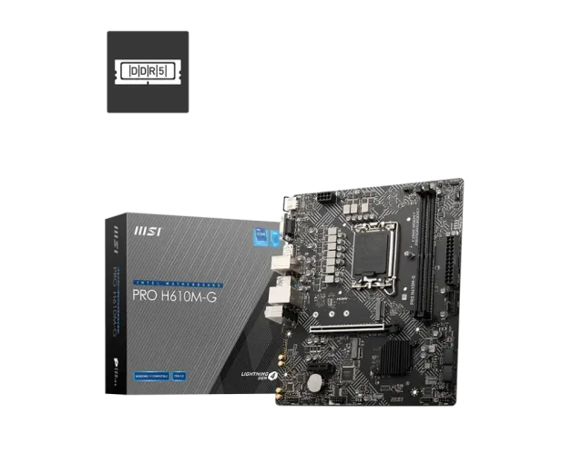 Материнская плата MSI PRO H610M-G DDR5 купить! 