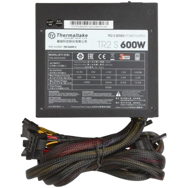 Блок питания 600W Thermaltake TR2 S White PS-TRS-0600NPCWEU-2 купить! 