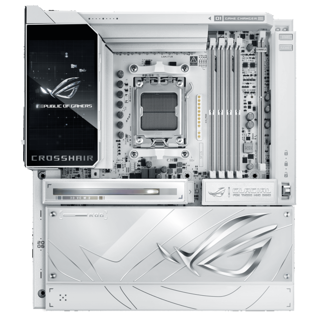 Материнская плата Asus ROG CROSSHAIR X870E GLACIAL WIFI rev купить! 