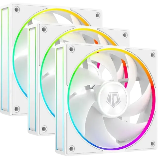 Комплект вентиляторов для корпуса ID-COOLING AF-127-ARGB-W TRIO купить! 