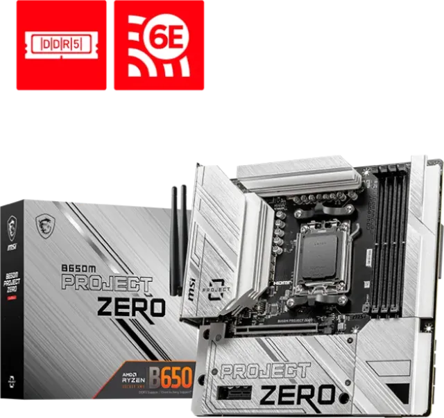 Материнская плата MSI B650M PROJECT ZERO WIFI купить! 