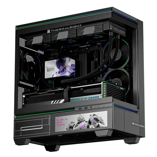Система водяного охлаждения Thermalright Wonder Vision 360 Turbo ARGB Black (TRWV360TAB) купить! 