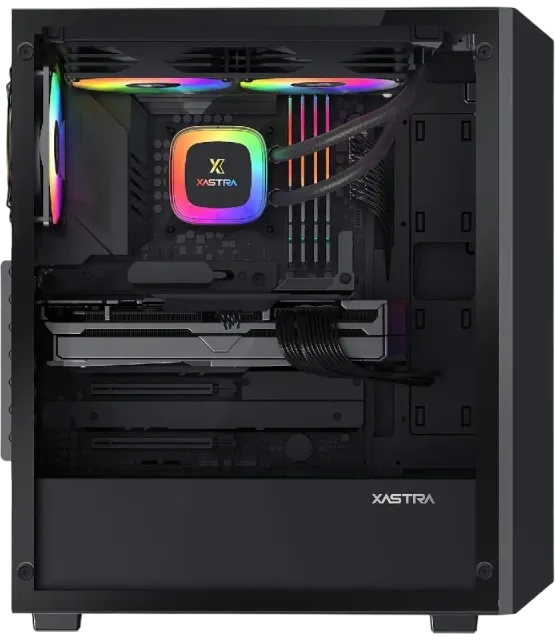 Офисный компьютер 990500 (Core i3-13100 3,4 ГГц/Intel B760/32 ГБ DDR4 3,6  ГГц/1024 ГБ SSD/Wi-Fi/650W/XASTRA A406 4ARGB Black) - купить! 