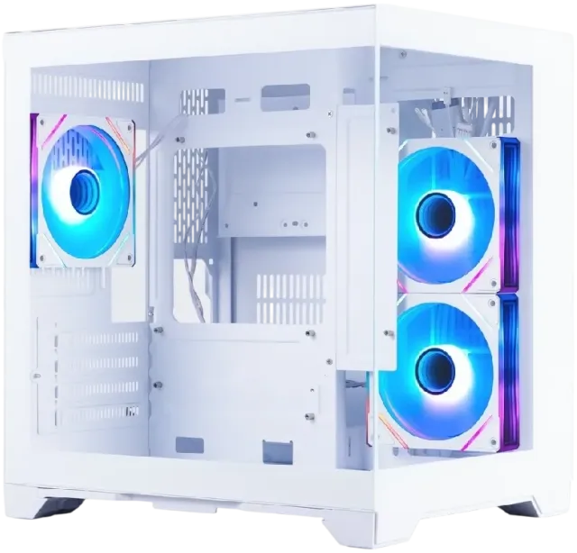 Компьютерный корпус 1STPLAYER MEGAVIEW MV5-TP ARGB White (MV5-TP-WH-2FC7R-W-1FC7-W) купить! 