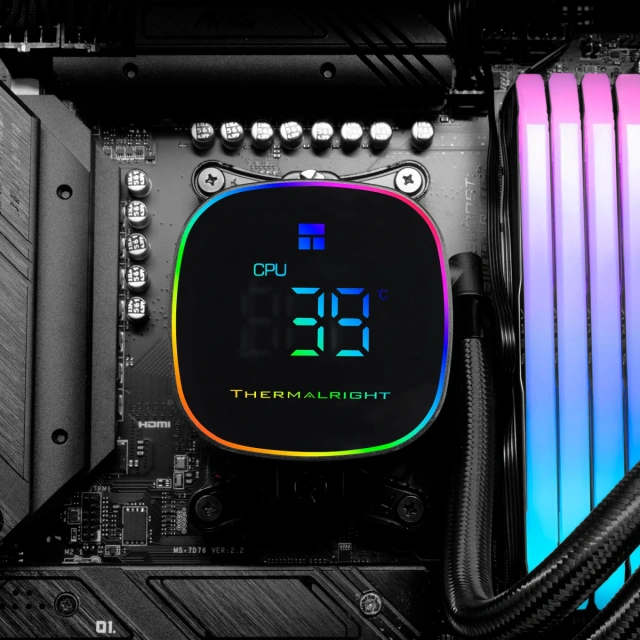 Система жидкостного охлаждения для процессора Thermalright Frozen Horizon 240 Digital ARGB Black (TRFH240DAB) купить! 