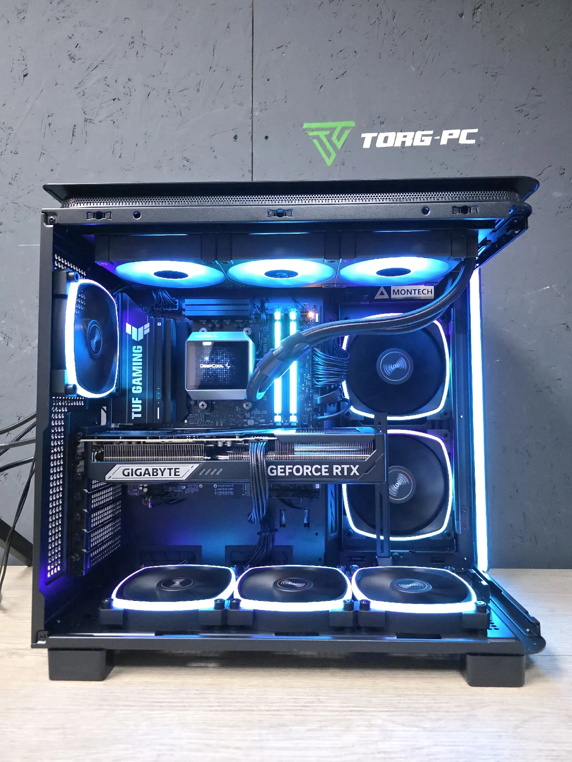 Игровой компьютер 992926 (Ryzen 7 9700X 3.8 ГГц/AMD X870/32 ГБ DDR5 6.0 ГГц/1024 ГБ SSD/RTX 5060 Ti 16 ГБ/Wi-Fi/850W/Cougar FV270 RGB Черный)
