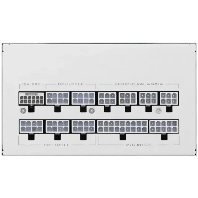 Блок питания Lian Li 1000W SX1000P White (G9P.SX1000P.W000.RU) 16 Pin (PCIe 5.1 Connector Cable Details) купить! 