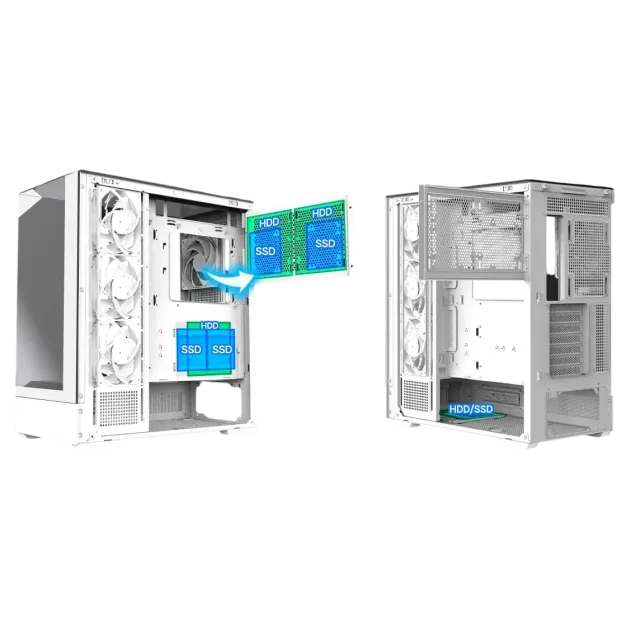 Компьютерный корпус Zalman P40 Prism Plus White купить! 
