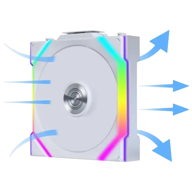 Вентилятор для корпуса Lian Li UNI FAN SL WIRELESS 120 ARGB White 12SL1W1W (G99.12SL1W1W.R0) купить! 