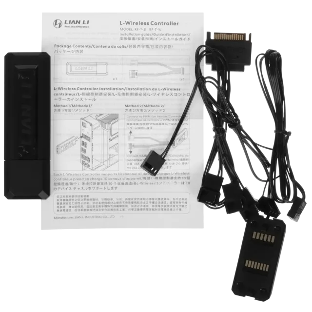 Комплект вентиляторов для корпуса Lian Li UNI FAN SL WIRELESS 120 ARGB Black 12SL1W3B (G99.12SL1W3B.R0) купить! 