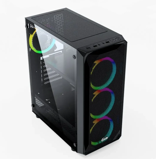 Компьютерный корпус Powercase Mistral X4 MESH LED CMIXB-L4 Black купить! 