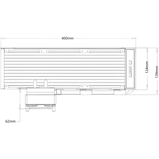 Система жидкостного охлаждения для процессора Lian Li HydroShift II LCD-S 360CL LCD ARGB Black (GHS2LCDS36CB) (G89.GHS2LCDS36CB.R0) купить! 