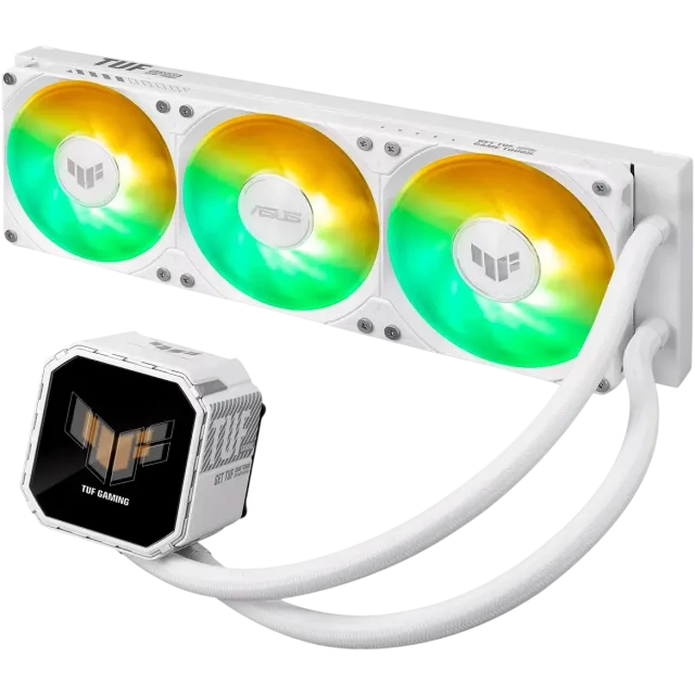 Система жидкостного охлаждения для процессора ASUS TUF GAMING LC III 360 ARGB LCD White (90RC01A2-B0EAY0) купить! 