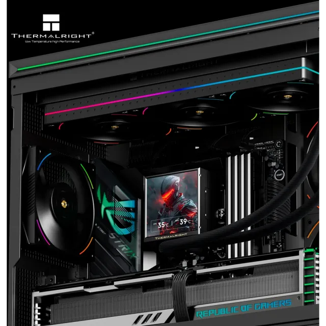 Система жидкостного охлаждения для процессора Thermalright Peerless Vision 360 UB ARGB Black (TRPV360UBAB) купить! 
