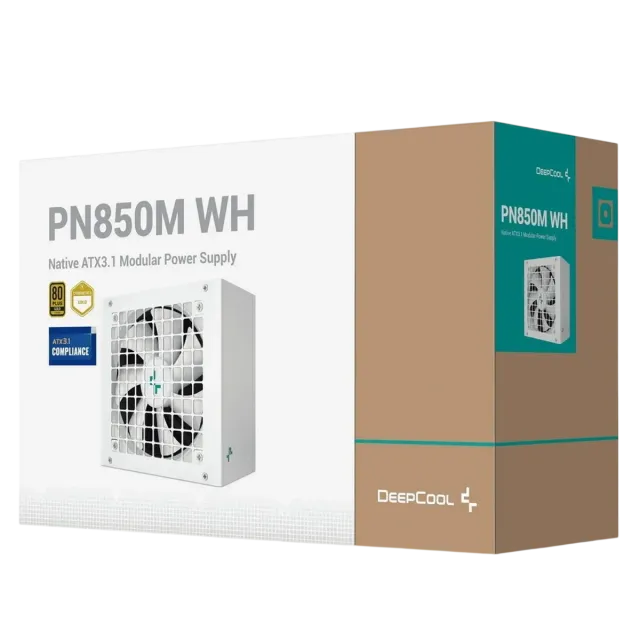 Блок питания Deepcool 850W PN850M White (R-PN850M-FC0W-WGEU) 16 Pin (PCIe 5.0 Connector Cable Details) купить! 