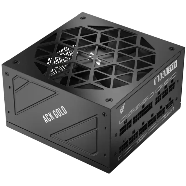 Блок питания 1STPLAYER 750W ACK GOLD Black (HA-750BA2-BK) 16 Pin (PCIe 5.0 Connector Cable Details) купить! 