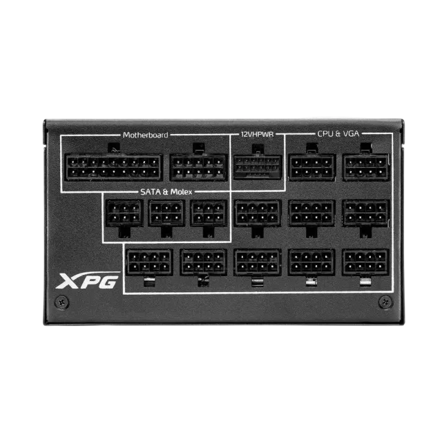 Блок питания 1000W ADATA XPG CYBERCORE II CYBERCOREII1000P-BKCEU 16 Pin (PCIe 5.0 Connector Cable Details) купить! 
