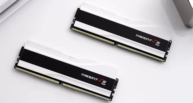 Оперативная память DDR5 32 Gb 6400 MHz G.Skill TRIDENT Z5 RGB White (F5-6400J3039G16GX2-TZ5RW) купить! 