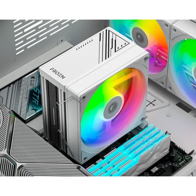 Кулер для процессора ID-COOLING FROZN A410 SE ARGB White купить! 