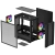 Компьютерный корпус Deepcool CC360 TG ARGB Black (R-CC360-BKAPM3-G-1) купить! 