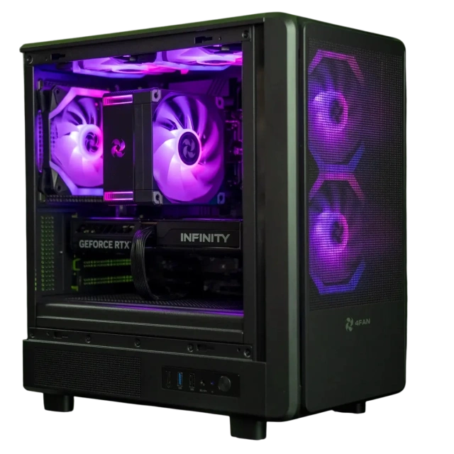 Игровой компьютер 995470 (Core i5-13400 2.5 ГГц/Intel B760/32 ГБ DDR4 3.2 ГГц/512 ГБSSD /RTX 5060 8 ГБ/Wi-Fi/650W/4FAN Goldrim Black wFans) - купить по выгодной цене!