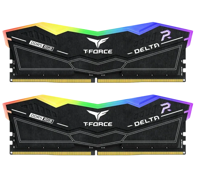 Оперативная память 64 Gb 6000 MHz Team Group T-FORCE DELTA RGB Black (FF3D564G6000HC30CDC01) купить! 