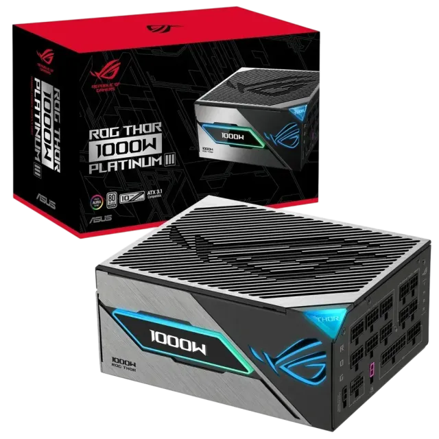 Блок питания ASUS 1000W (ROG-THOR-1000P3-GAMING) купить! 