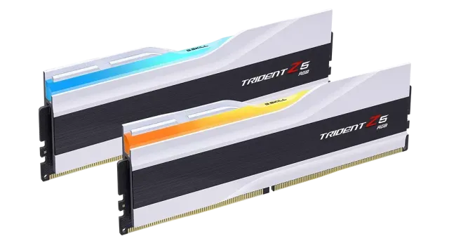 Оперативная память DDR5 32 Gb 6400 MHz G.Skill TRIDENT Z5 RGB White (F5-6400J3039G16GX2-TZ5RW) купить! 