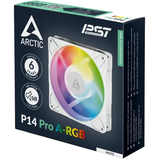 Вентилятор для корпуса Arctic Cooling P14 Pro ARGB White (ACFAN00318A) купить! 