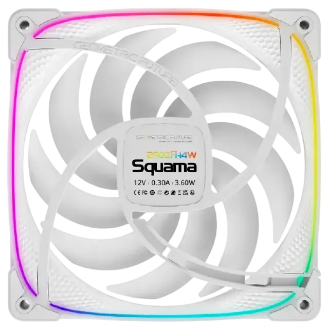 Комплект вентиляторов для корпуса Geometric Future Squama 2503RW-14 Reverse ARGB White (1F2503R314100) купить! 