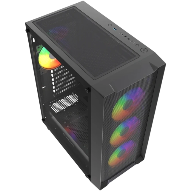 Компьютерный корпус Powercase Mistral EA19 TG ARGB Black (CMAEA19-A4) купить! 