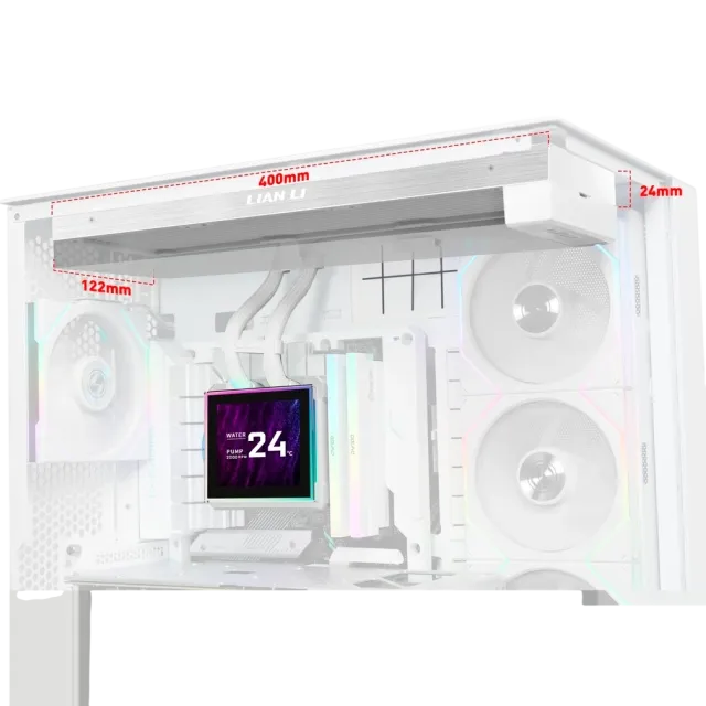 Система жидкостного охлаждения для процессора Lian Li HydroShift II LCD-S 360N White (G89.GHS2LCDS36NW.R0) купить! 