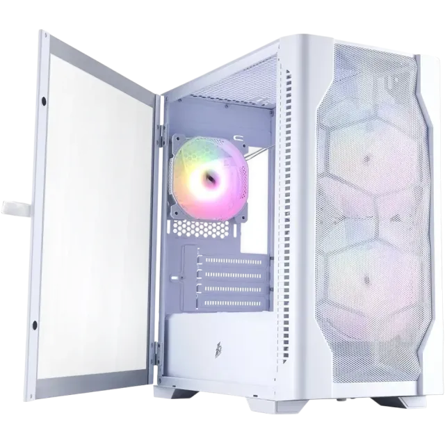 Компьютерный корпус 1STPLAYER DK D4-M ARGB White (D4-M-WH-2F7-14-W-1F7-W) купить! 