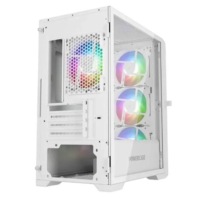 Компьютерный корпус Powercase Alisio Micro X4W V2 TG ARGB White (CAMCXW-A4) купить! 