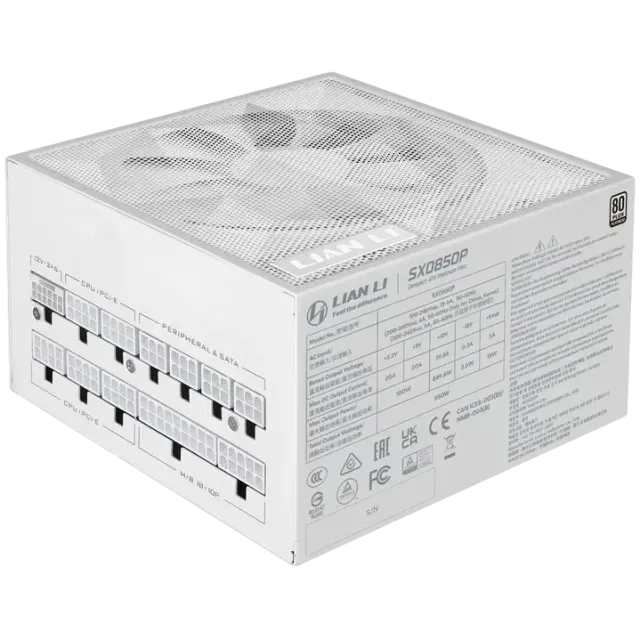 Блок питания Lian Li 850W SX0850P White (G9P.SX0850P.W000.RU) 16 Pin (PCIe 5.1 Connector Cable Details) купить! 