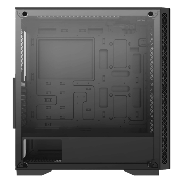 Компьютерный корпус Deepcool MATREXX 50 ADD-RGB 4F без БП, боковое окно (закаленное стекло), 3xRGB LED 120мм ветилятора спереди и 1xRGB LED 120мм ветилятора сзади, черный, ATX (DP-ATX-MATREXX50-AR-4F-NE) купить! 